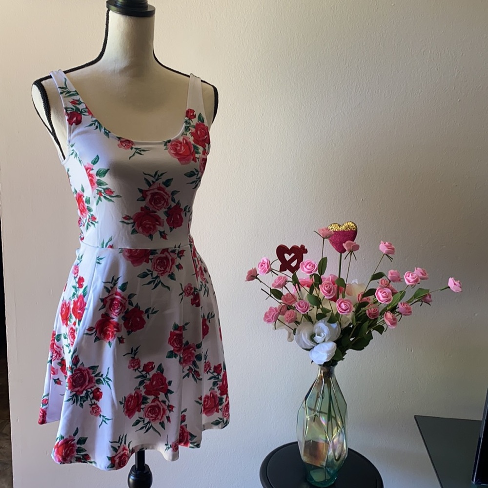 ❤️💕NWOT H&M rose printed Dress❤️💕